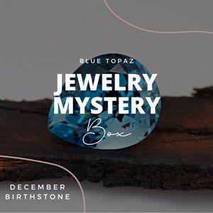 Blue Topaz Jewelry Mystery Box - 3 pieces